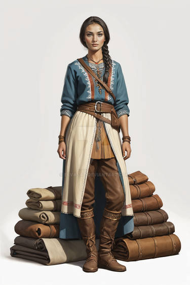 Turkic Female Villager 13