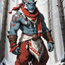 Blue Orc Shaman with Scarf Adopt
