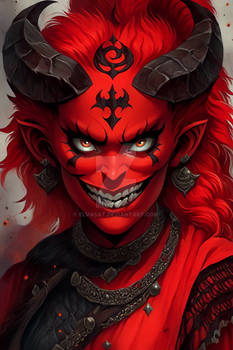Red Demon Portrait Adopt
