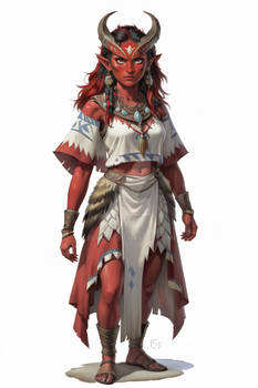 Red Demon Female Shaman