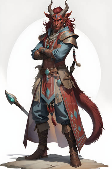 Tiefling Male Shaman