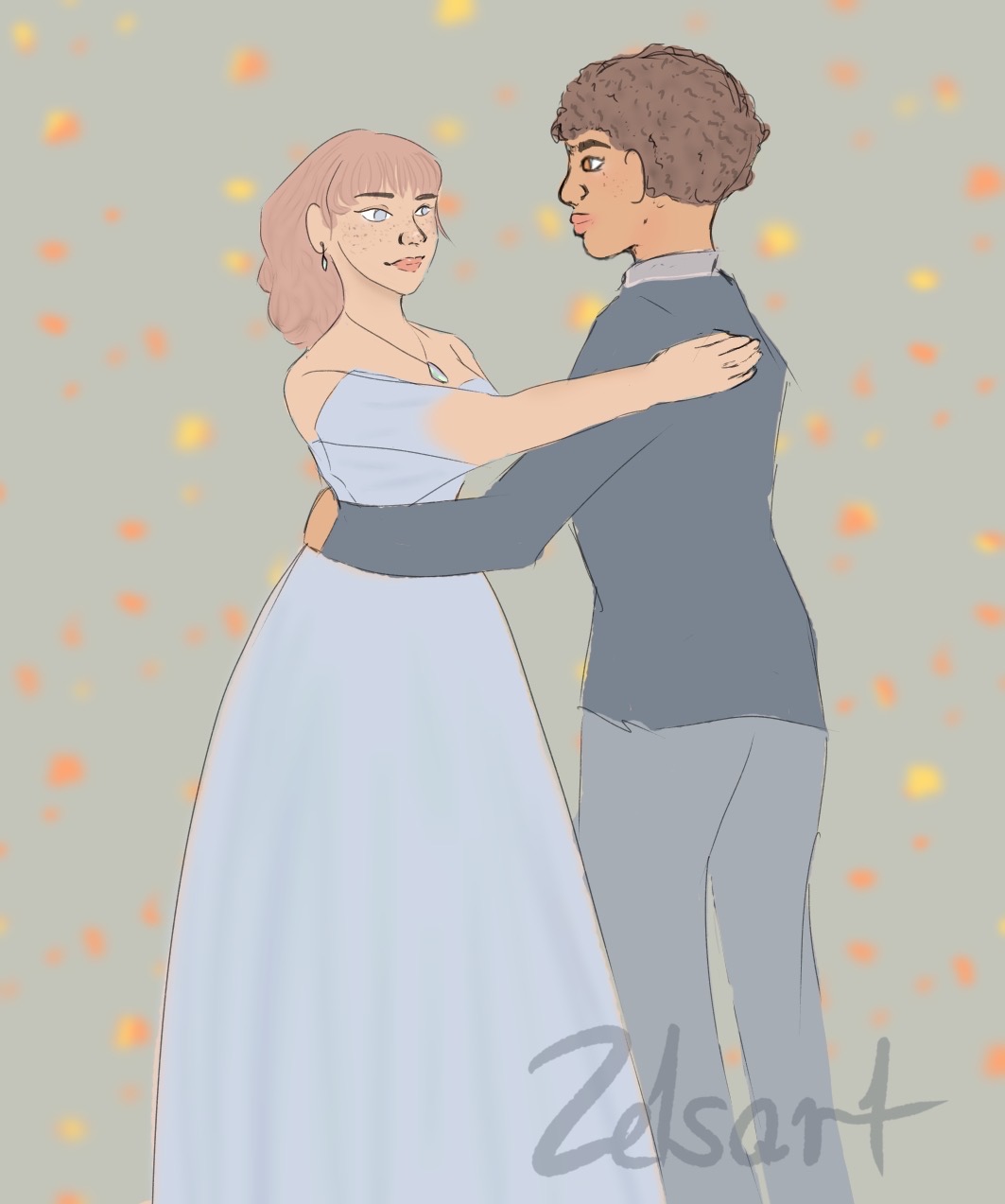 Halloween prom by zelsartt on DeviantArt