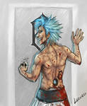 Speedpaint Grimmjow by Lizzuzci