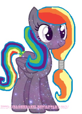 Rainbow Galaxy (My new oc)