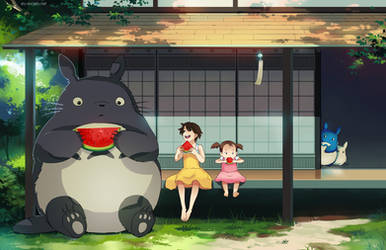 My Neighbour Totoro by ofSkySociety