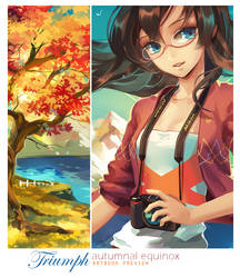 Triumph Artbook Preview - Autumnal Equinox by ofSkySociety