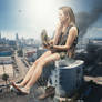 Switching to Barefeet - Giantess Elizabeth Olsen