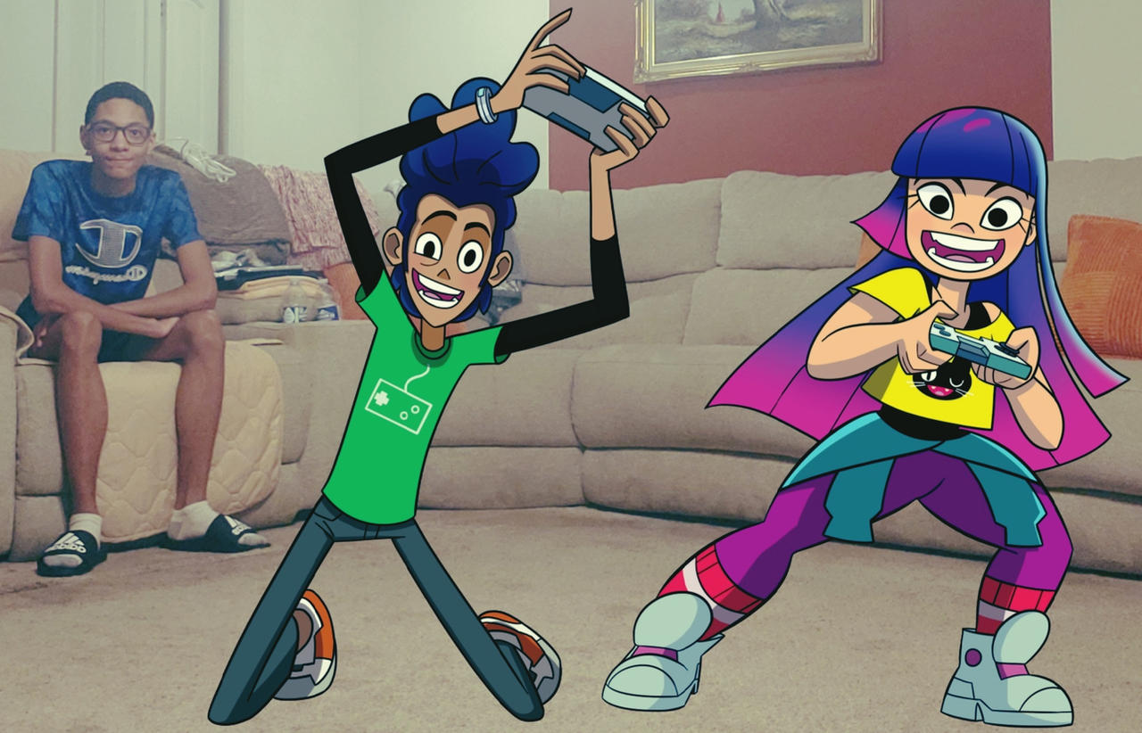 Cartoon IRL Background Photo Edit:Glitch Techs by JosiahReed1234 on ...