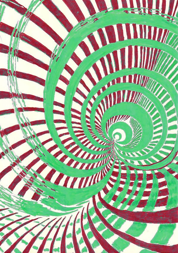 Swirl Ripple Green