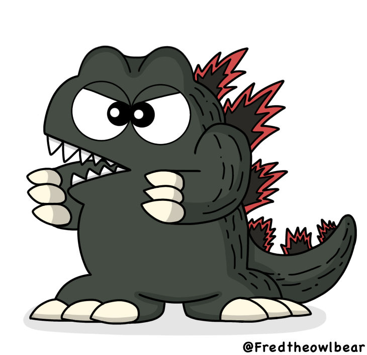 Godzilland millennium Goji by Fredtheowlbear on DeviantArt