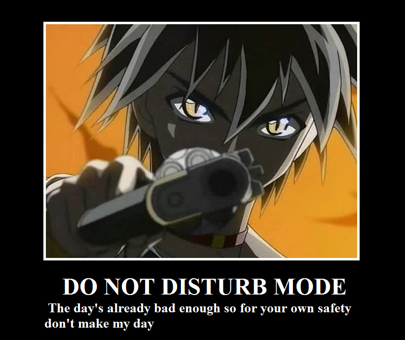 Do not disturb Demotivational