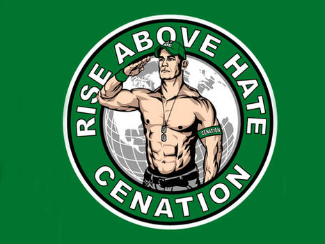 john cena rise above hate new logo