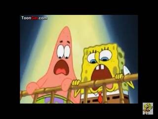 SpongeBob and Patrick scared