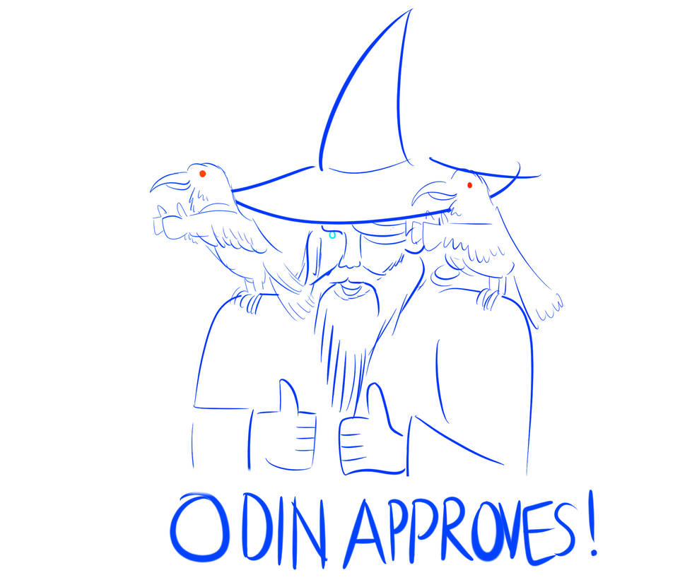 Odin Approves By HorsesPlease On DeviantArt odin-approves-by-horsesplease-on-deviantart