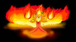 Audie as the Flame Princess! by HorsesPlease