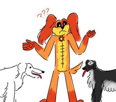 Dogday with some borzois