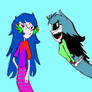 Mermaid and Sharkgirl