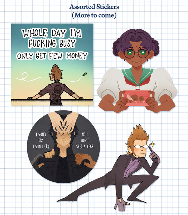 Assorted Stickers by snaildrop on DeviantArt