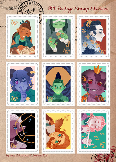 M9 sticker sheet by snaildrop on DeviantArt