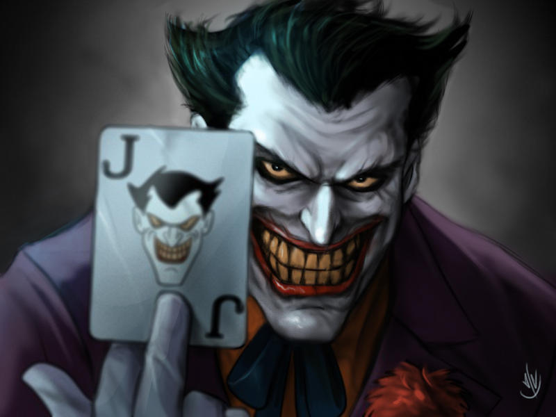 Paint-over Joker from Batman Animated Series by jaeon009 on DeviantArt