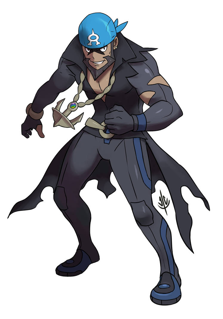 Aqua Leader Archie by jaeon009 on DeviantArt