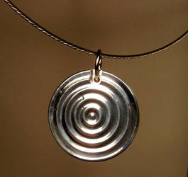 Titanium Sphere Rip Necklace