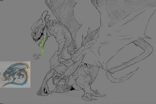 [REQUEST/Sketch] Greater Dragon