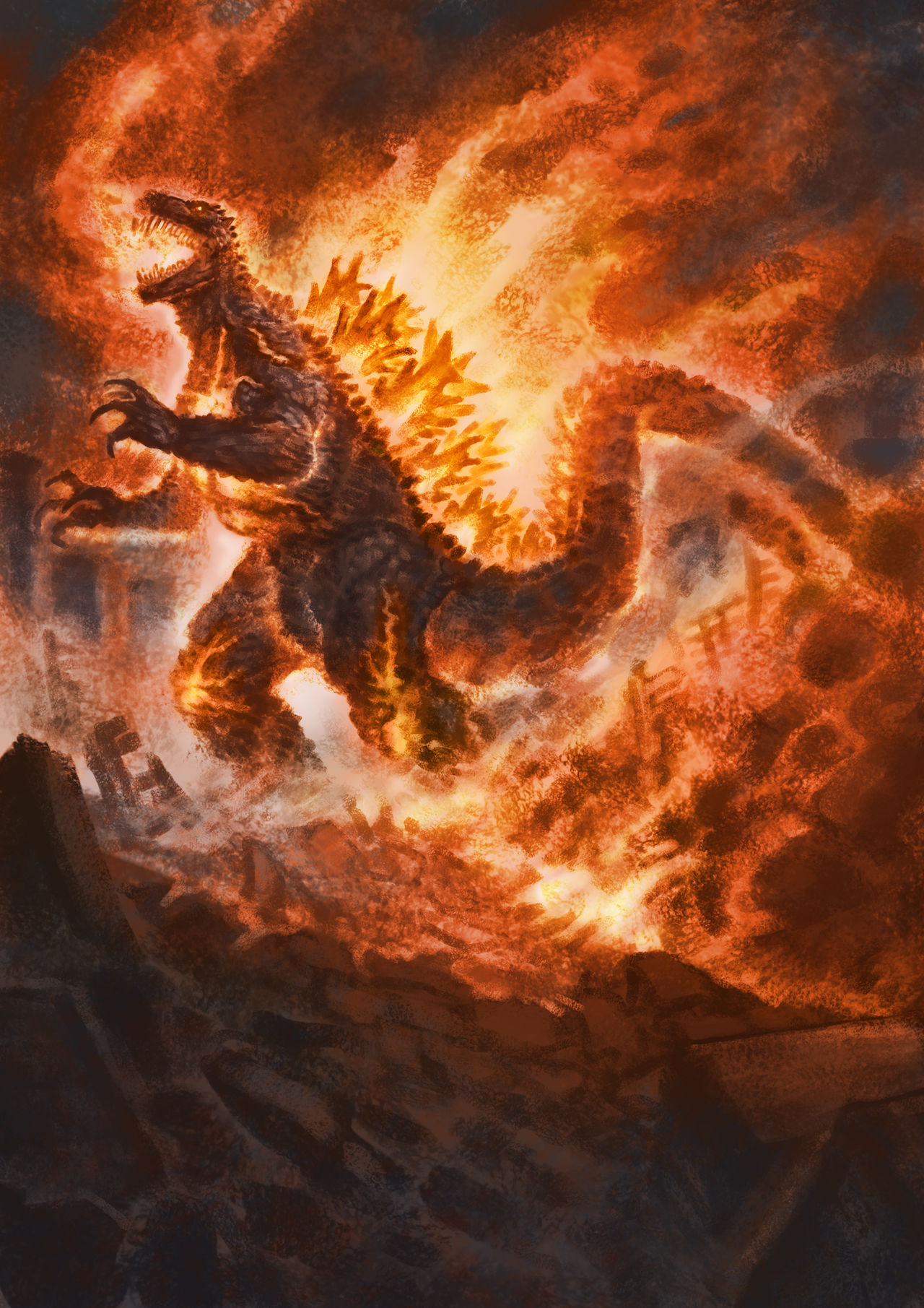Burning Godzilla V4 By Plaguebr On DeviantArt burning-godzilla-v4-by-plaguebr-on-deviantart