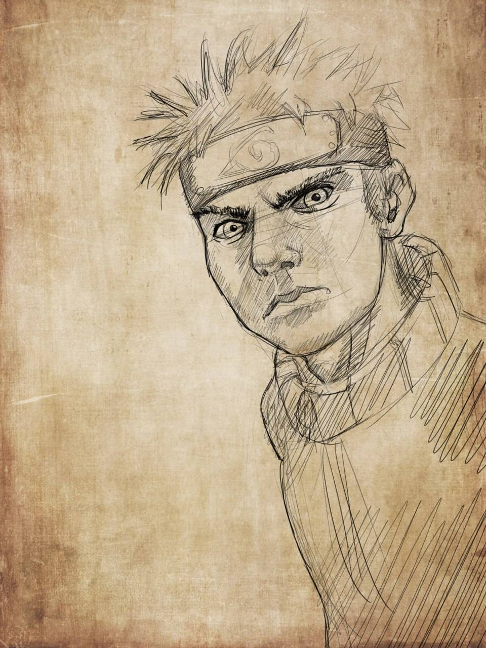 Naruto sketch by grei10 on DeviantArt