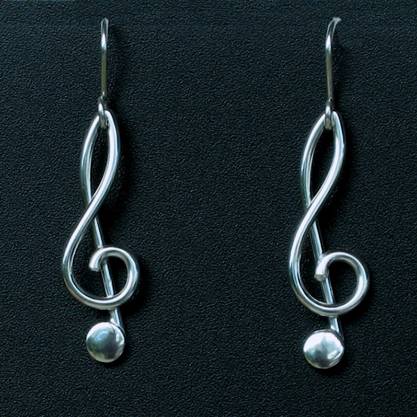 Treble Clef Earrings