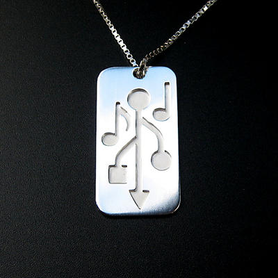 USB Music Dog Tag