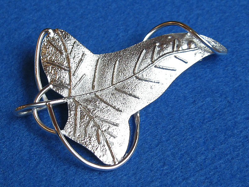 leaf brooch