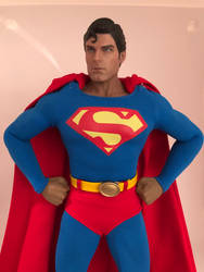 Custom Superman Phicen Figure (close up)