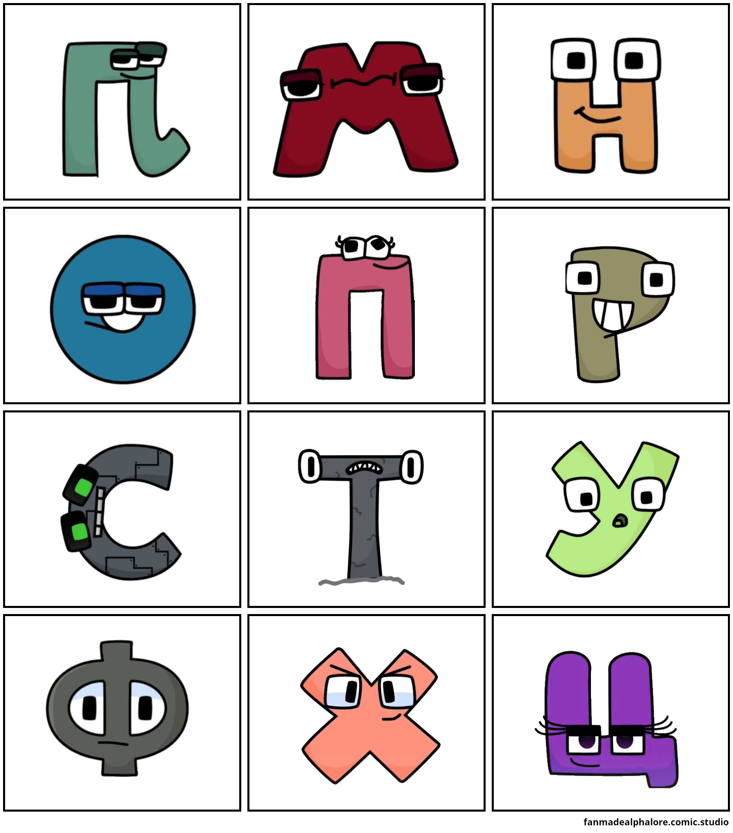 my alphabet part 2 - Comic Studio