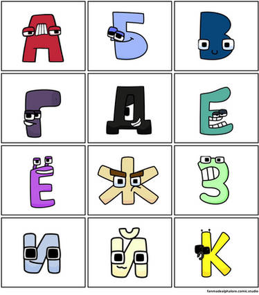 My version of russian w from alphabet lore by LiamXpleye on DeviantArt