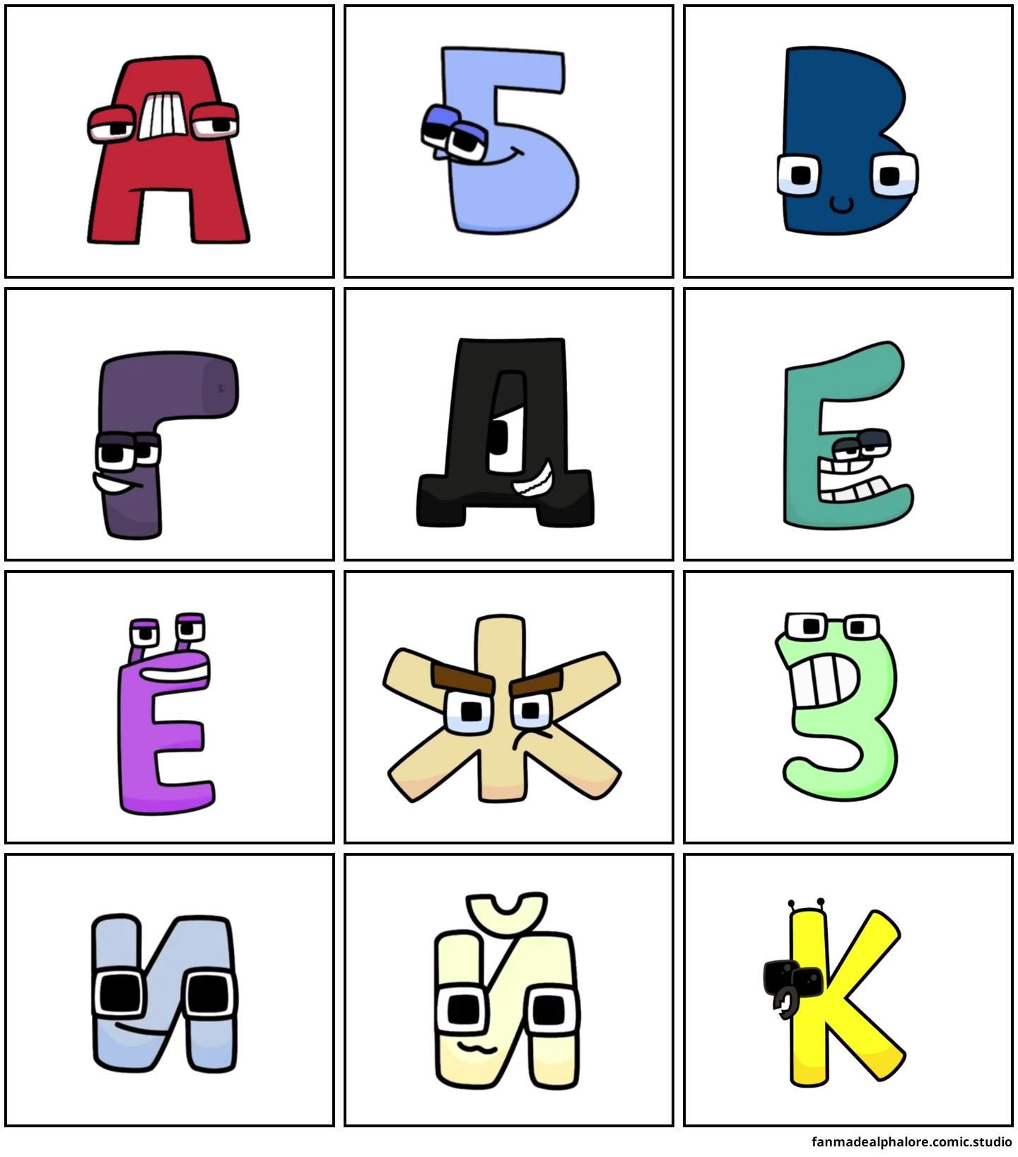 Alphabet Lore But L And O Are The Villians - Comic Studio