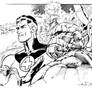 Fantastic Four  Inks over Alan Davis Pencils