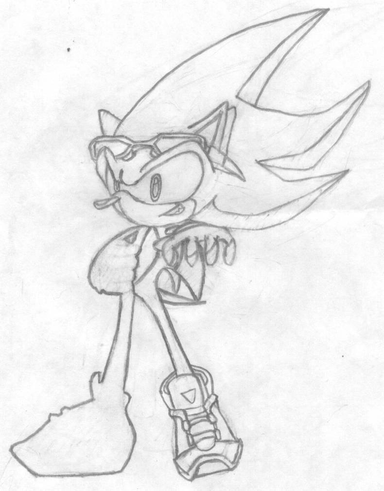 Super Sonic- Riders Style by Hyper-TH on DeviantArt