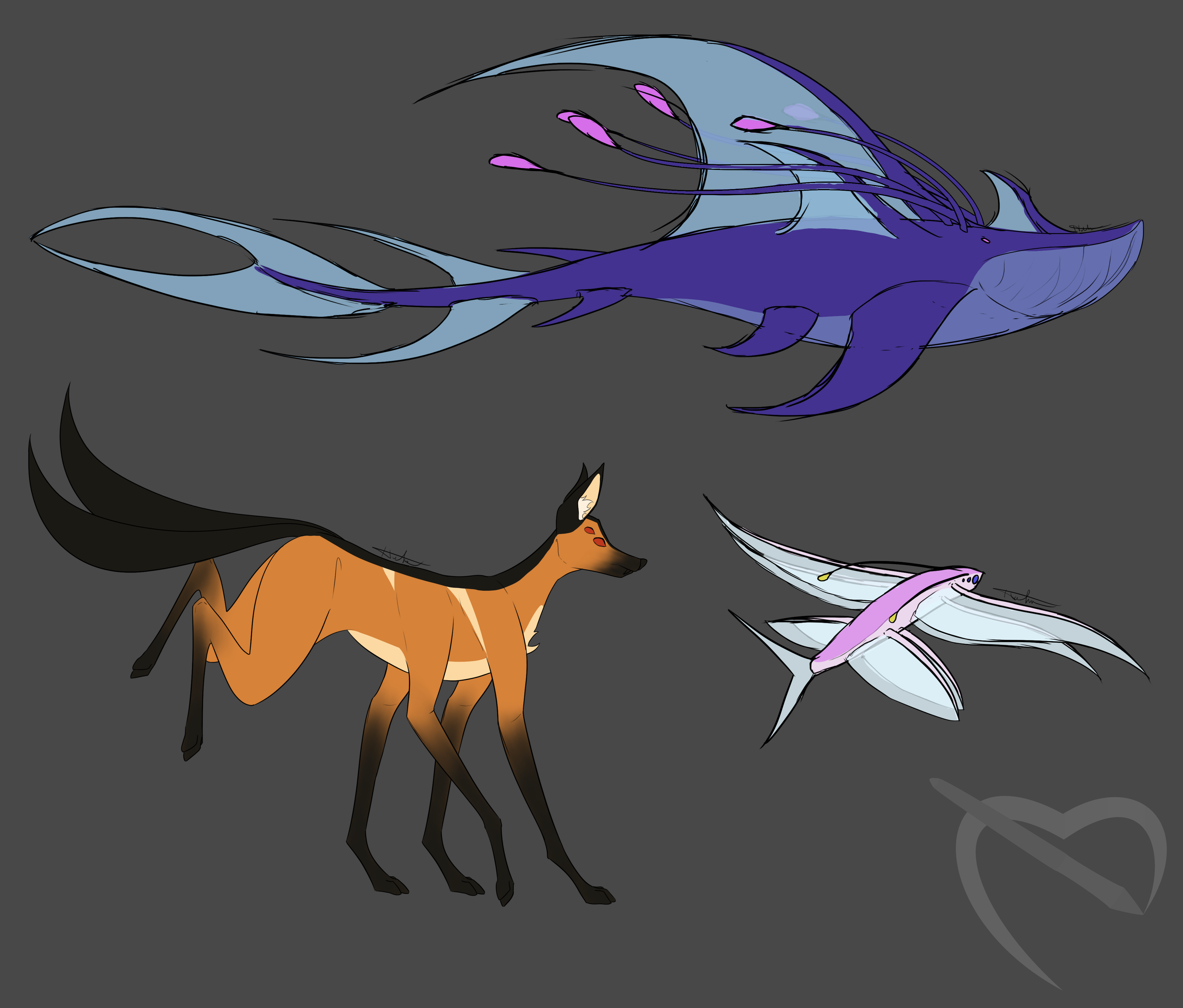 Alien Animals by Endilia17 on DeviantArt