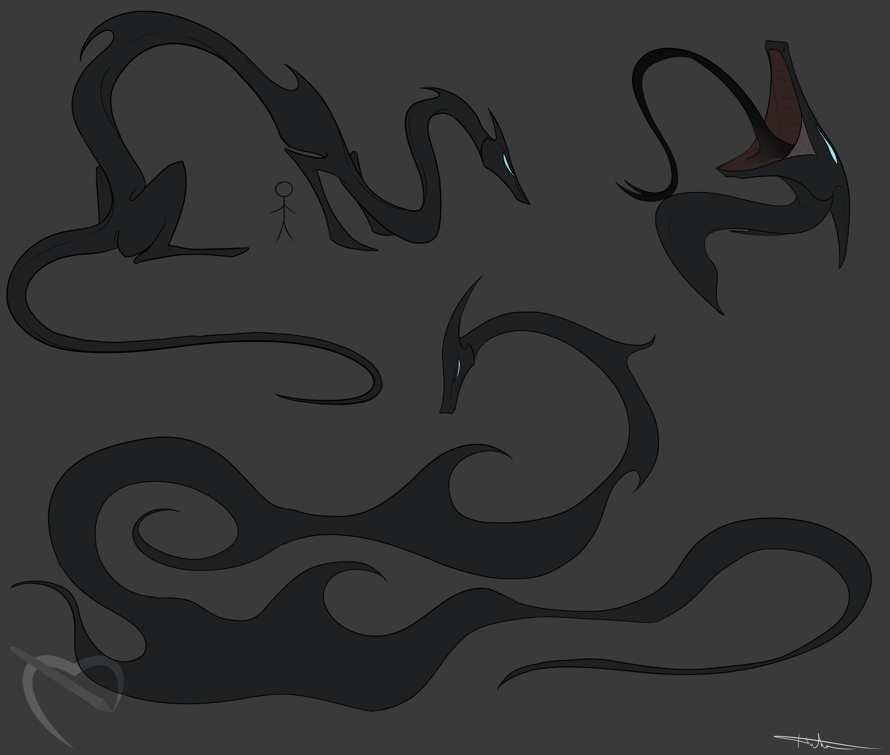 Mist Lizard Mist Creature Concept Art by Endilia17 on DeviantArt