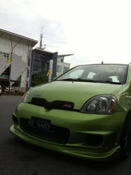 Toyota Yaris with INGS +1 Bodykit