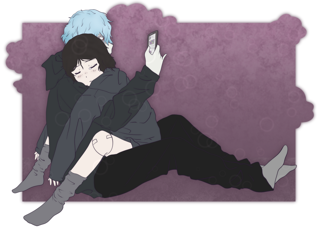[BNHA OC] Shigaraki and Mortala - Comfort cuddles