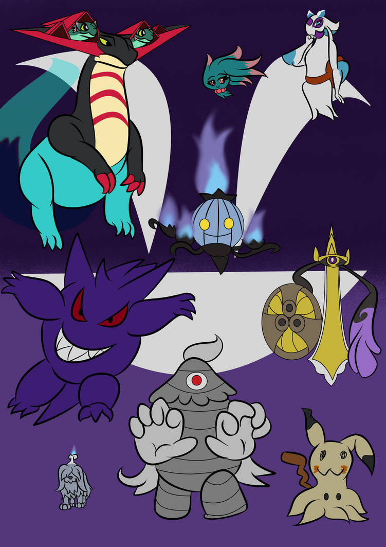 Fast Ghjost Types Halloween part 1: My favorite Ghost Types by Suopert on DeviantArt