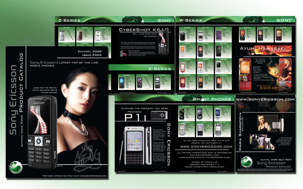 Sony Ericsson Catalog by amekunchng on DeviantArt
