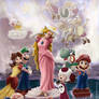 Birth of Peach - Nintendo Mario Brothers Fan Art