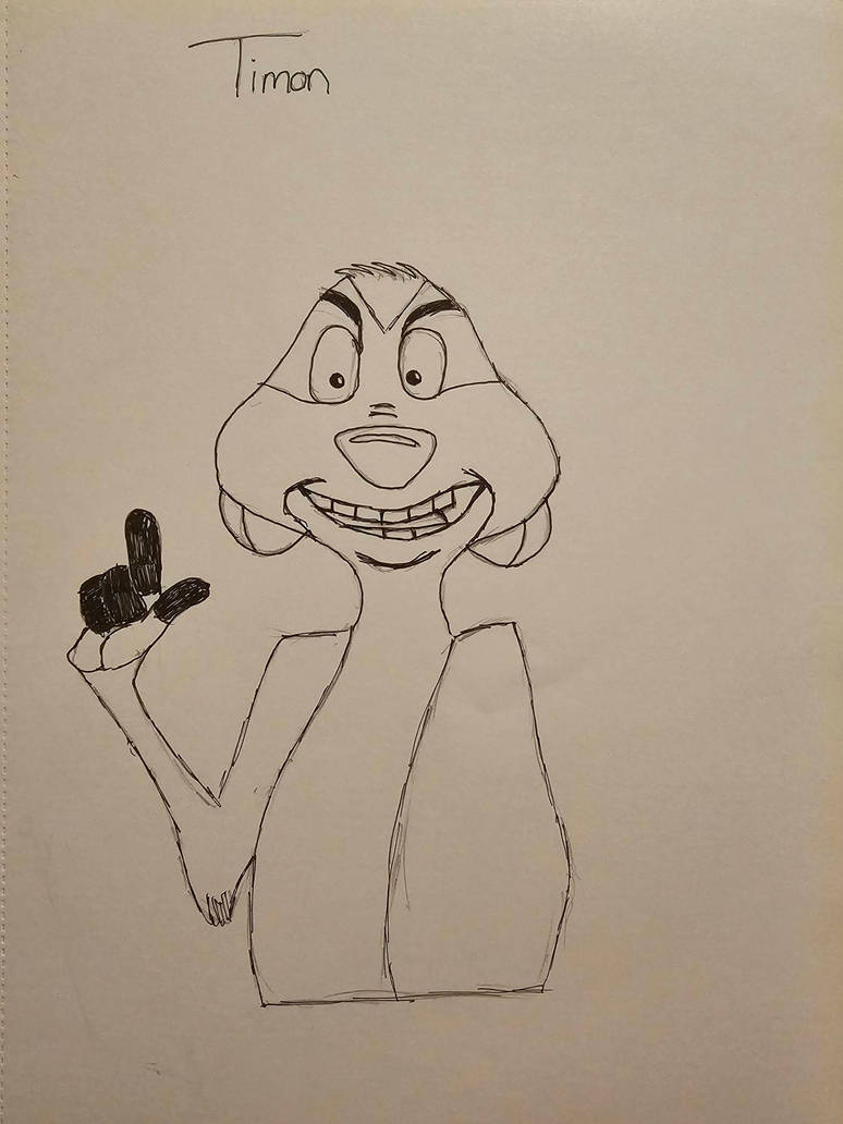 Timon from The Lion King by XxCallieexX on DeviantArt