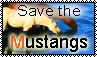 Save the Mustangs stamp by MonocerosArts