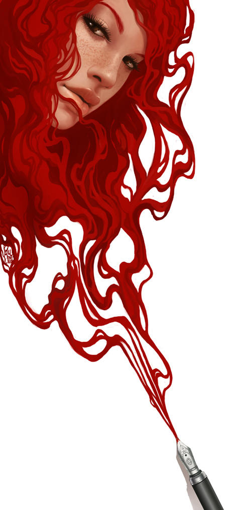 Red Ink by DanielaUhlig on DeviantArt