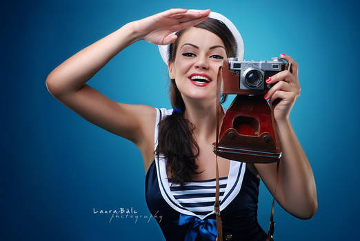 pin-up navy girl