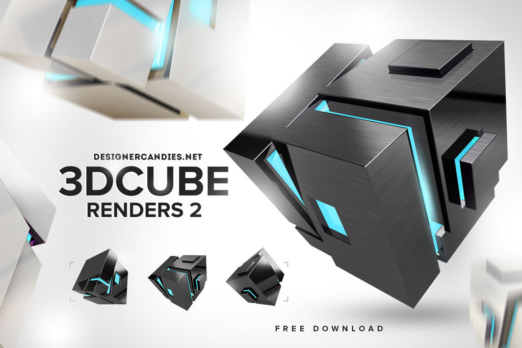 Stylish Cube Renders Pack 2 by DesignerCandies on DeviantArt